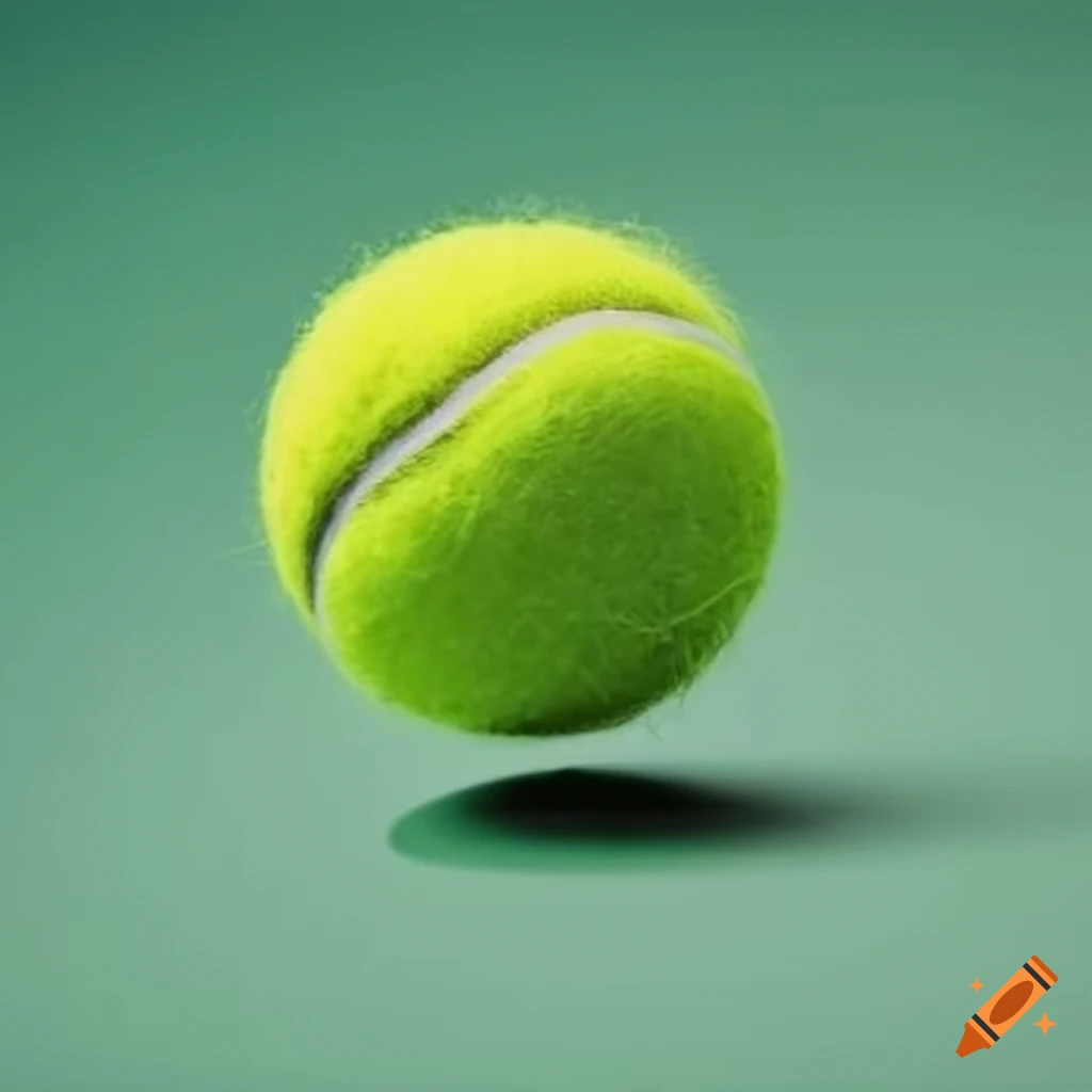 Tennis ball flyer design on Craiyon