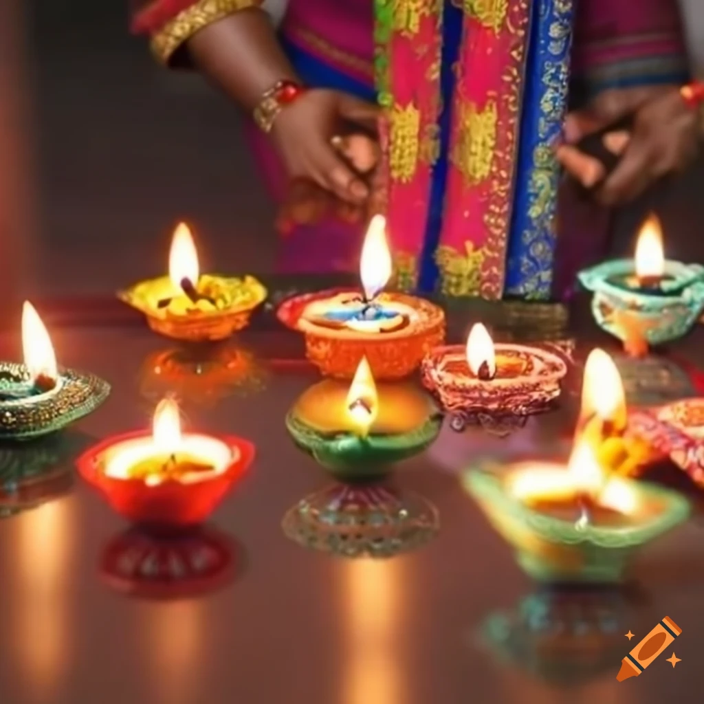Diwali night scene