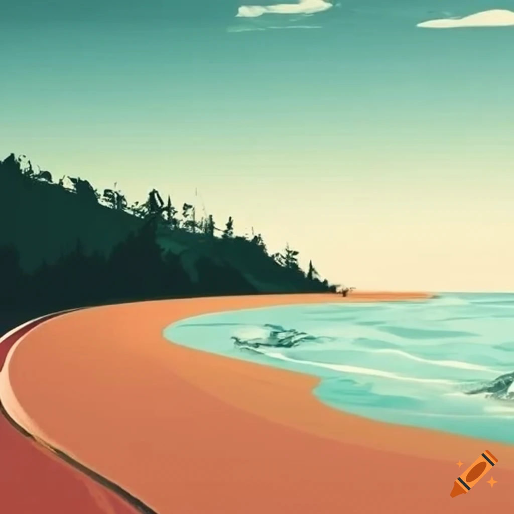 beach and race track