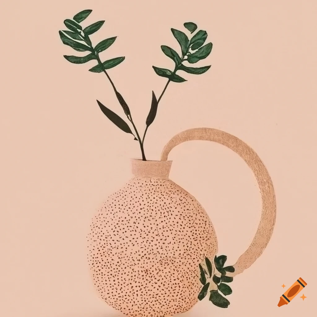 minimalist boho botanical print