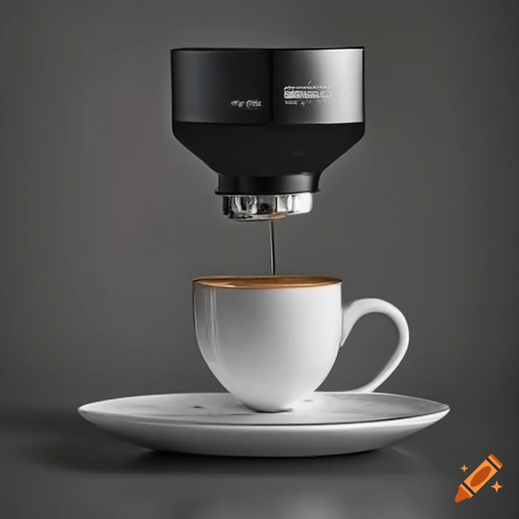 Compact coffee brewer for cups