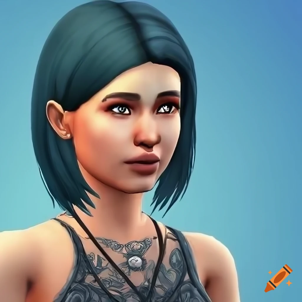 Cover of the sims 5 game on craiyon