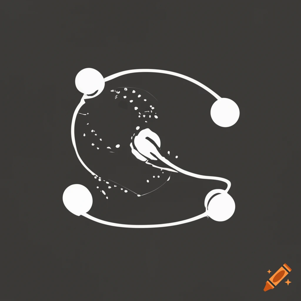 minimalist juggling logo