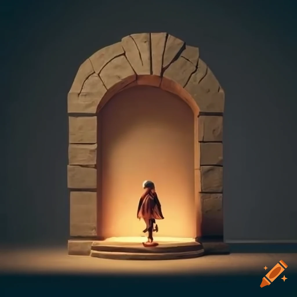 minimalist sculptural artwork inspired by Zelda game