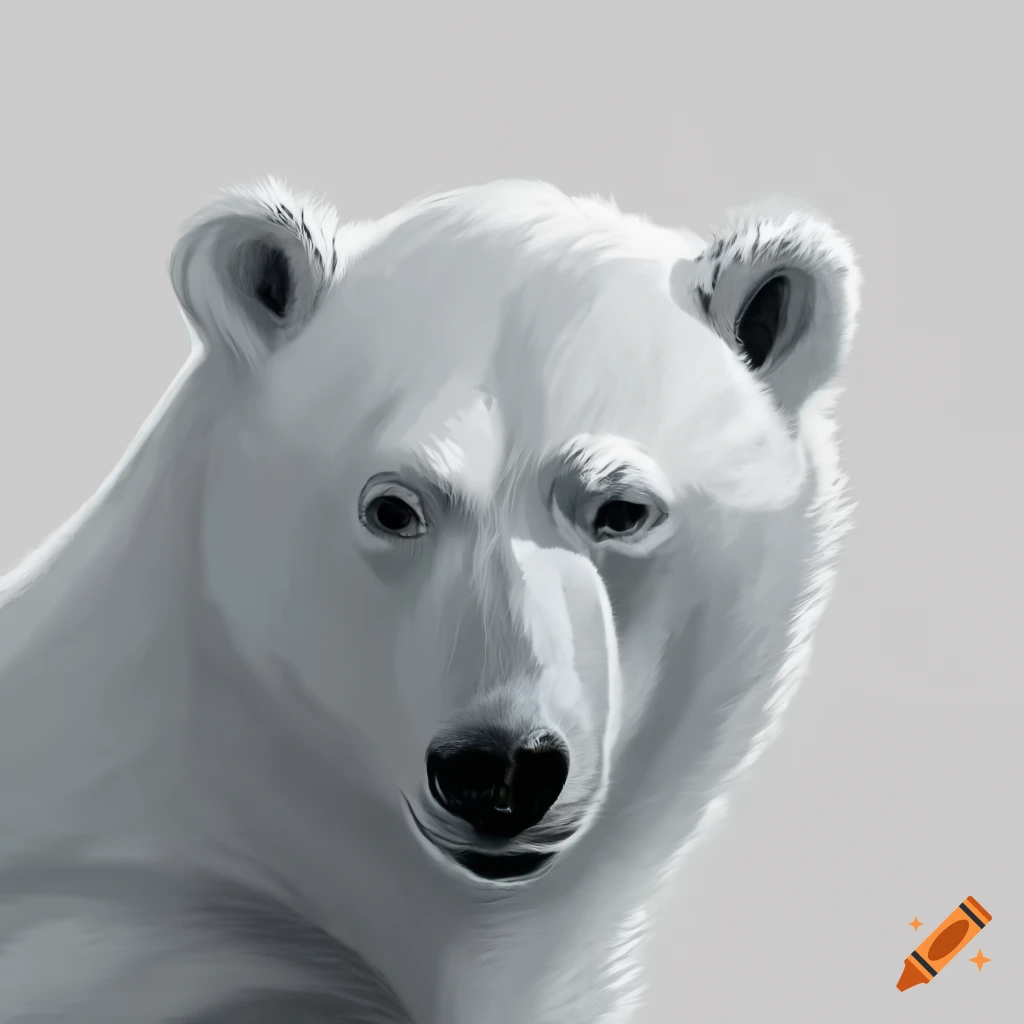 Polar Bear Sleeping Drawing by Genevieve Desy - Fine Art America