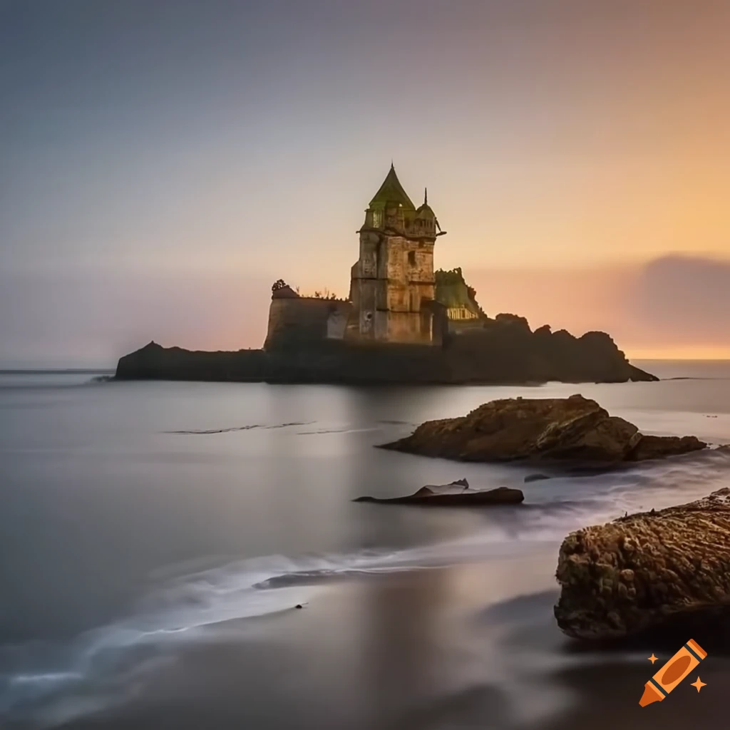 stunning view of Biarritz coastline meeting the ocean