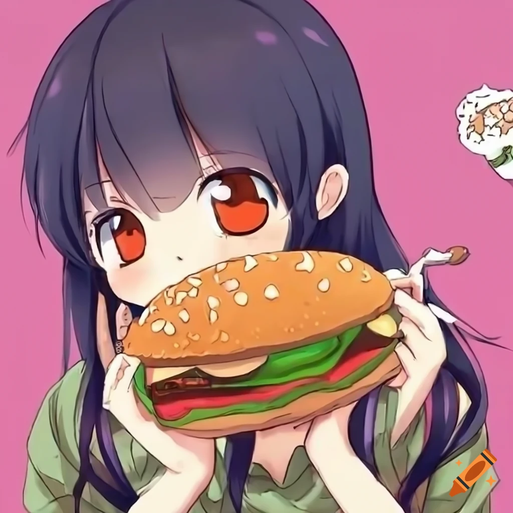 ArtStation - 🍔 Burger-Girl Chibi 🍔