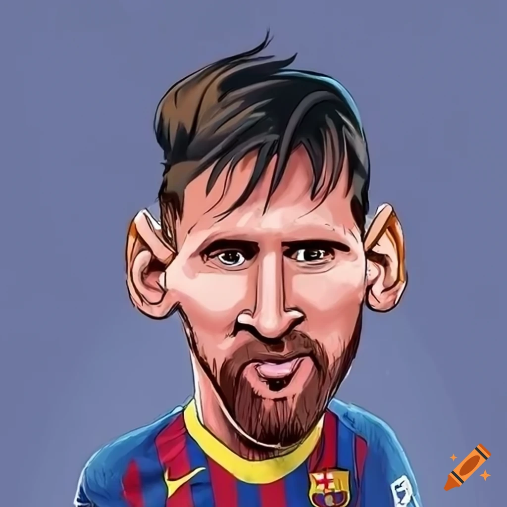 HOW TO DRAW LIONEL MESSI | STEP BY STEP TUTORIAL - YouTube | Simple cartoon,  Messi, Drawing for kids
