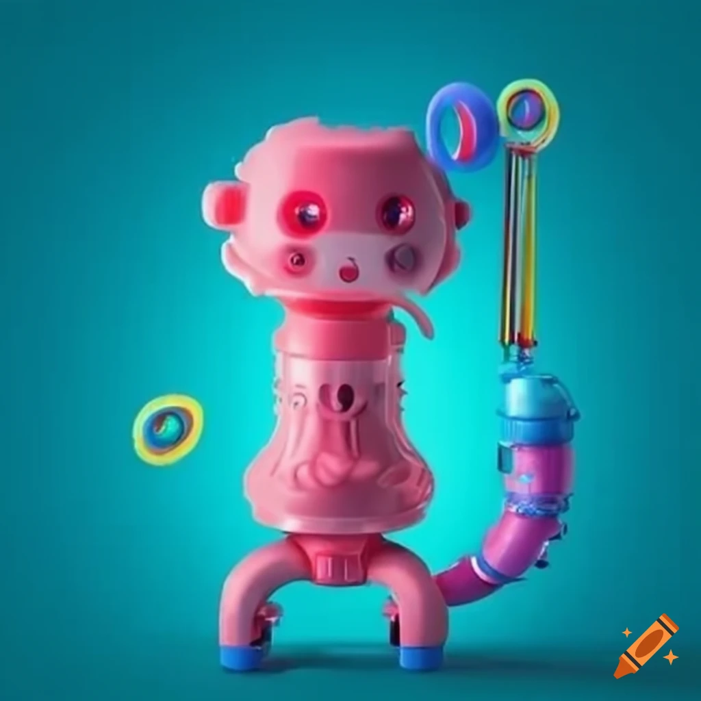 Mechatronic food factory machine for kids on craiyon