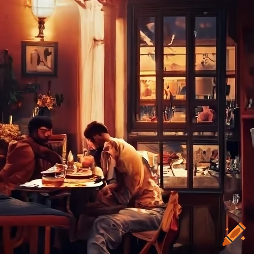 outdoor view of a cozy restaurant