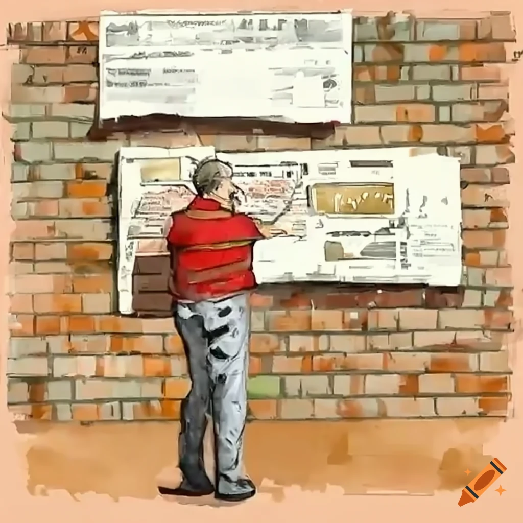 brick newspaper demonstration