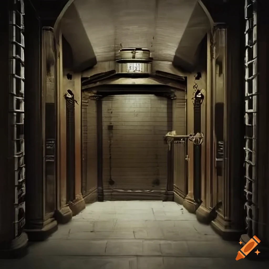 image of a closed bank vault