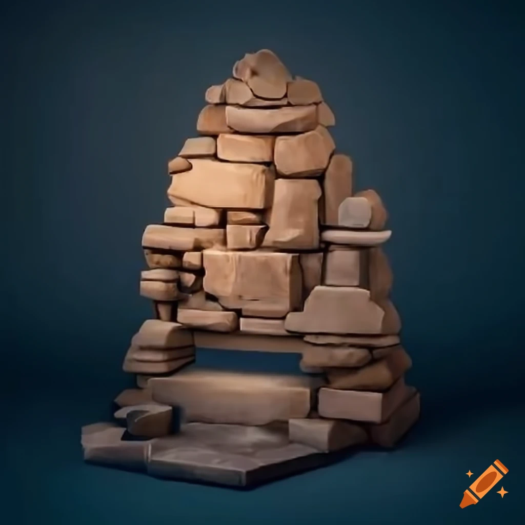 Minimalist zelda game sculpture by norman rockwell on Craiyon