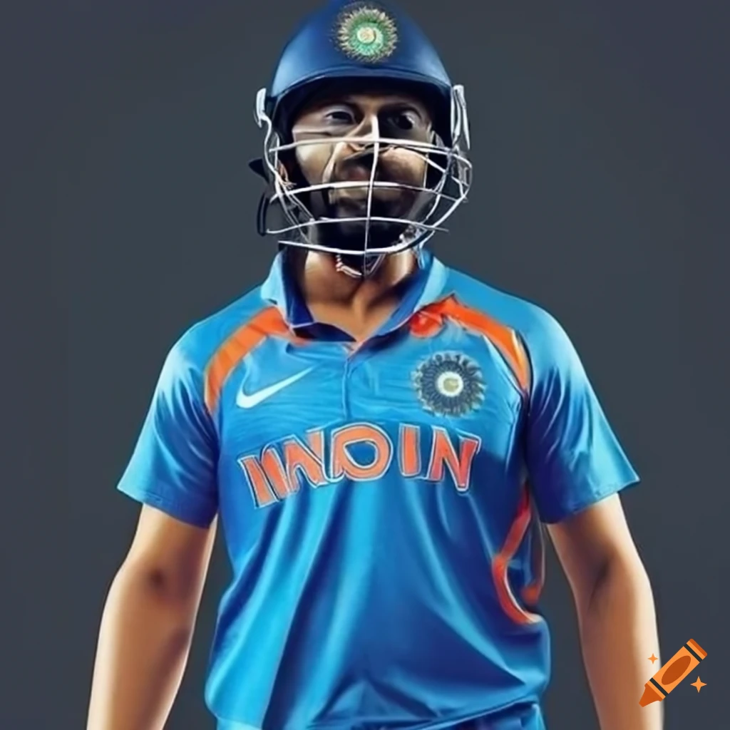 Indian cricket team jersey on a gift box