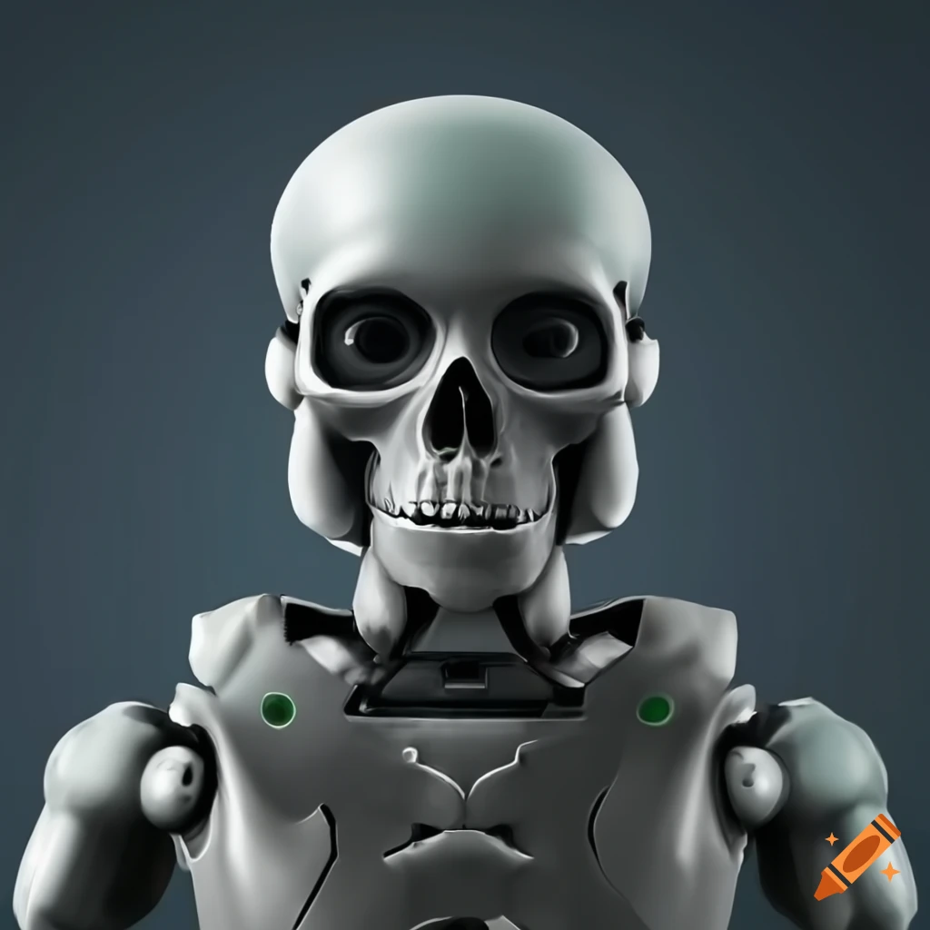 Memento Mori Android Robot