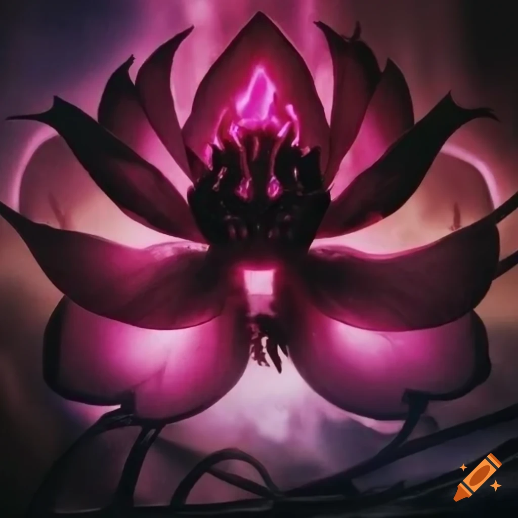 Phyrexian black lotus magic the gathering card on Craiyon