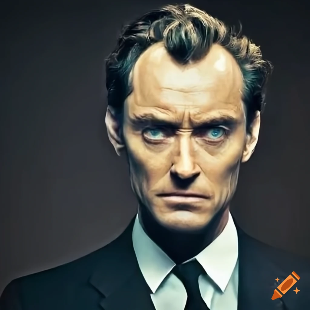 Portrait Of A Man With Tousled Hair In A Business Suit On Craiyon
