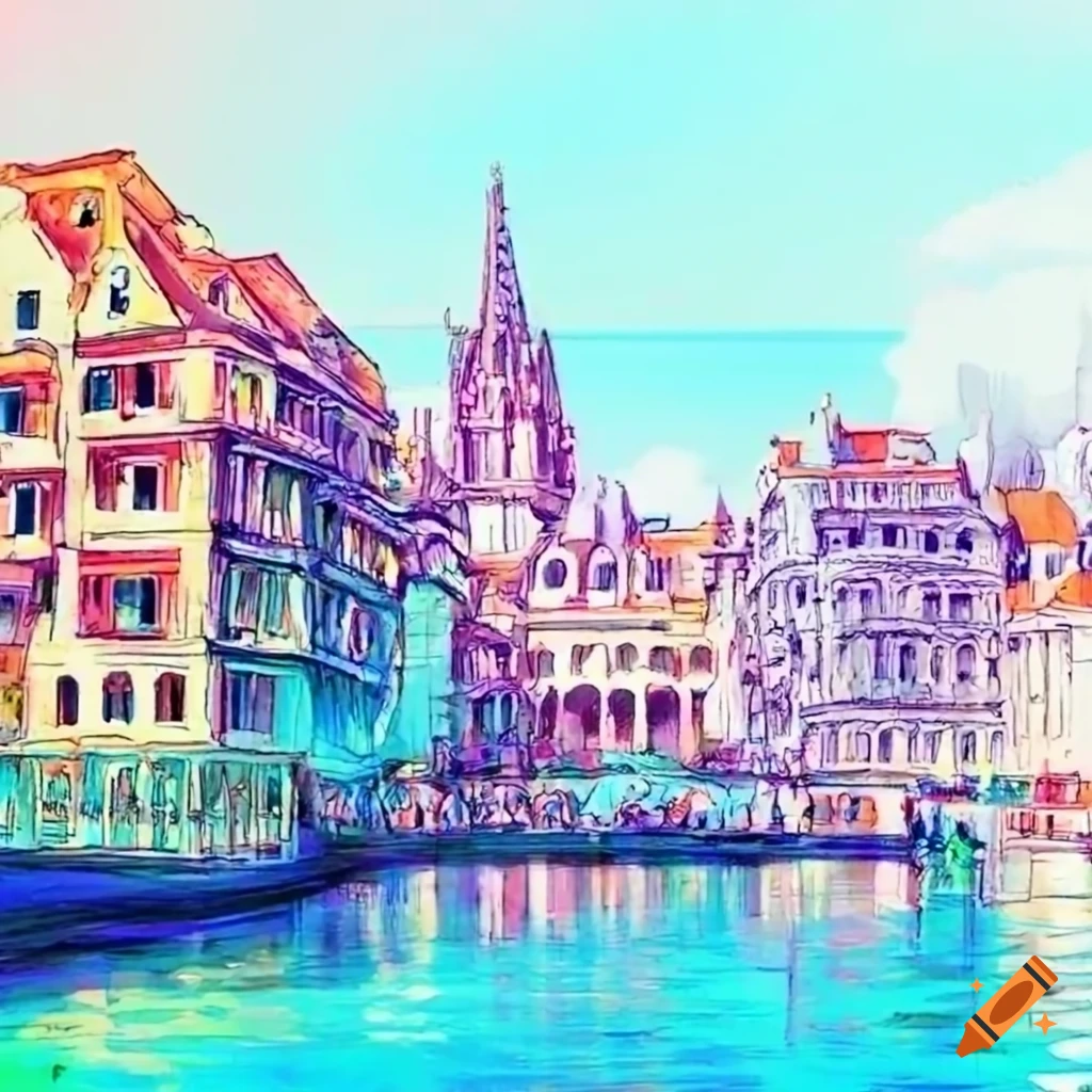 detailed-pen-and-ink-illustration-of-famous-european-tourist-destinations