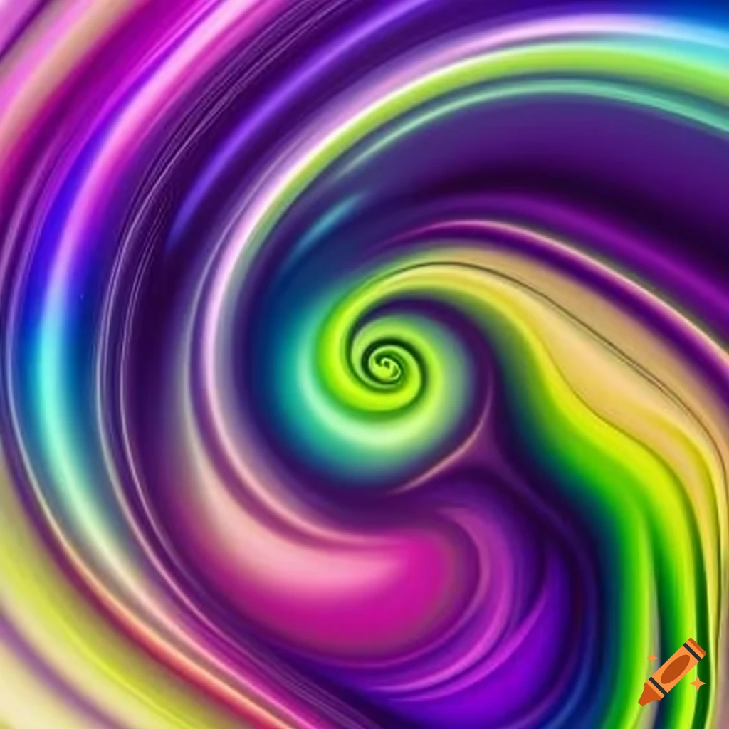 colorful abstract swirl