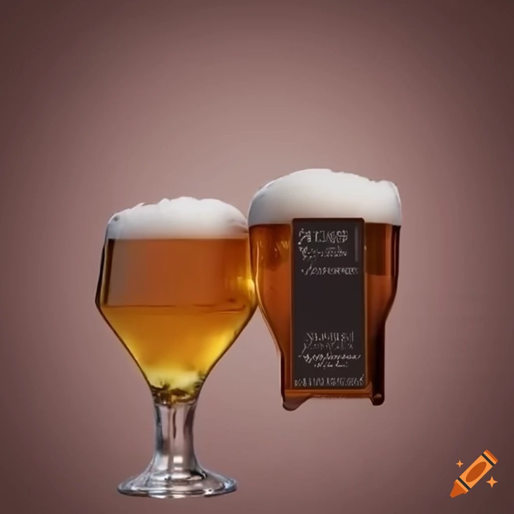 3D NFT of a beer passport with a brewpub background