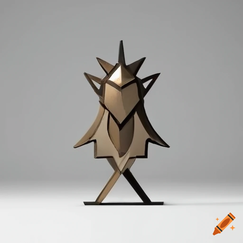 minimalist sculpture inspired by Zelda game