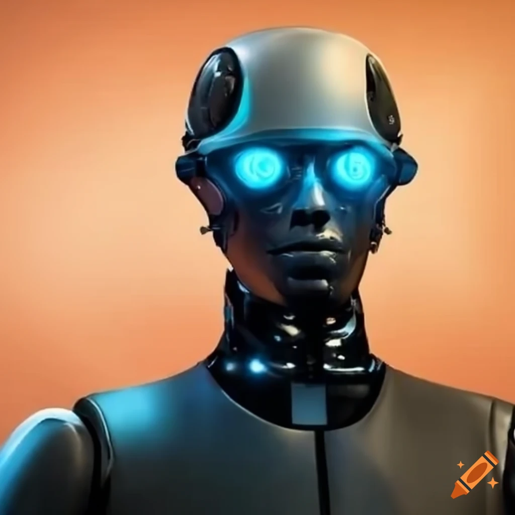 photo of an Emirati robotic man