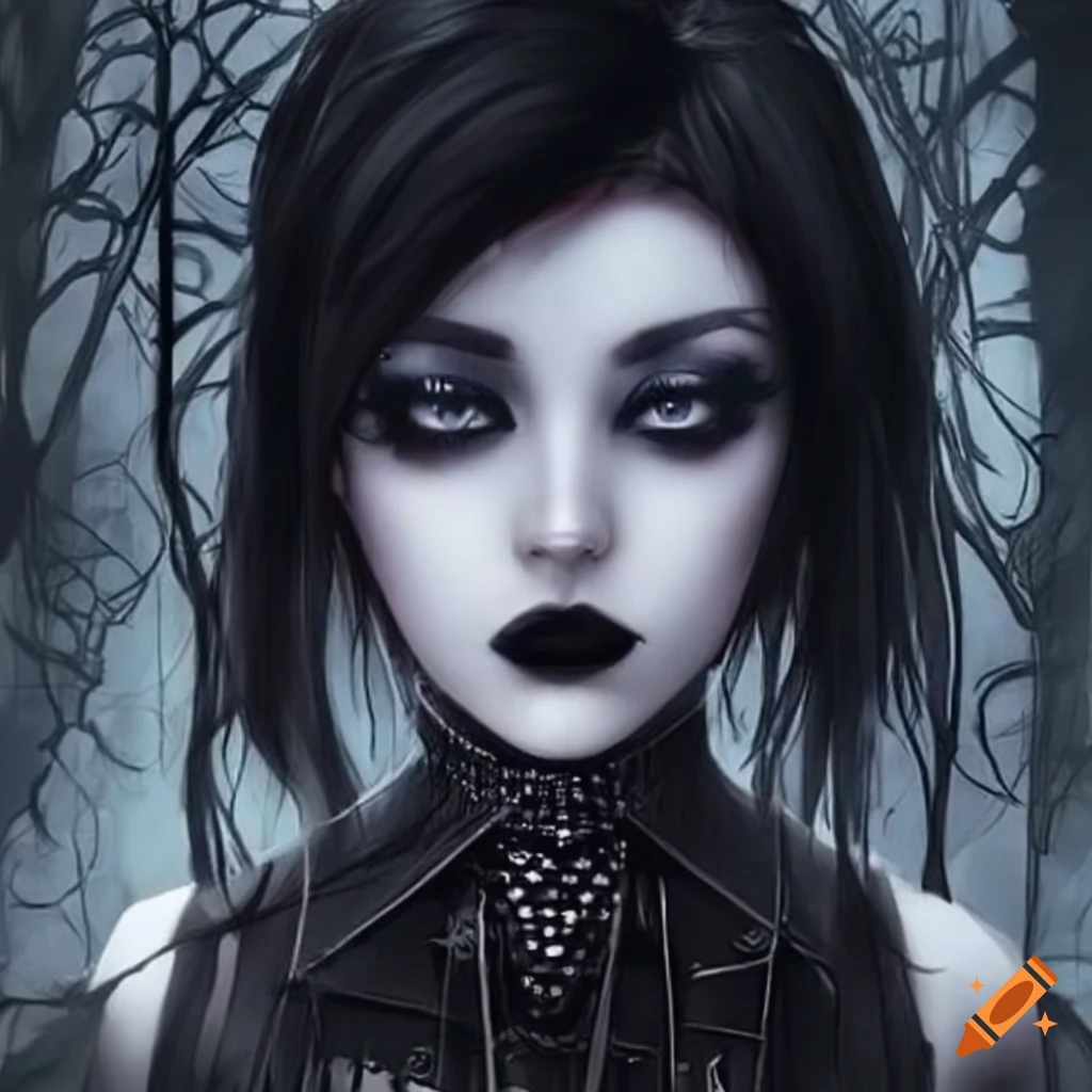 Portrait of jane the killer, a gothic character