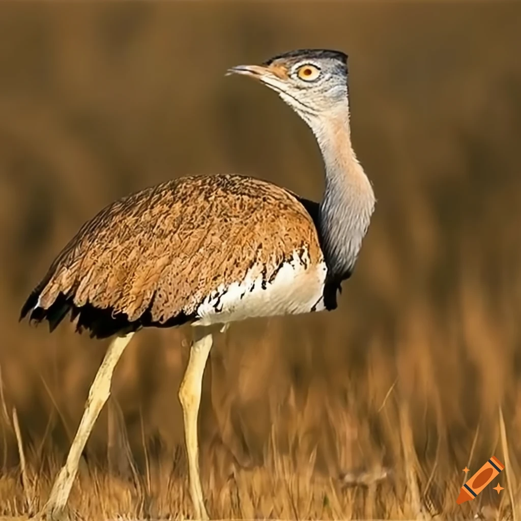 A Great Indian Bustard On Craiyon