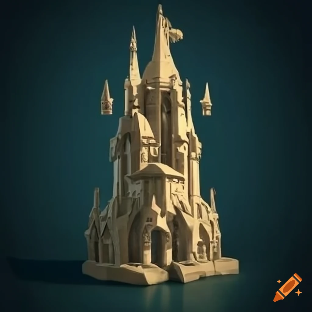 sculpture inspired by MC Escher's Zelda game