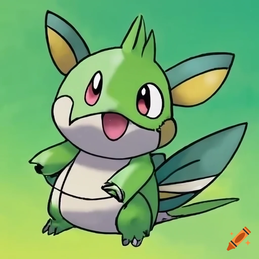 Fakemon Pokemon Designs With Grass psychic Type On Craiyon