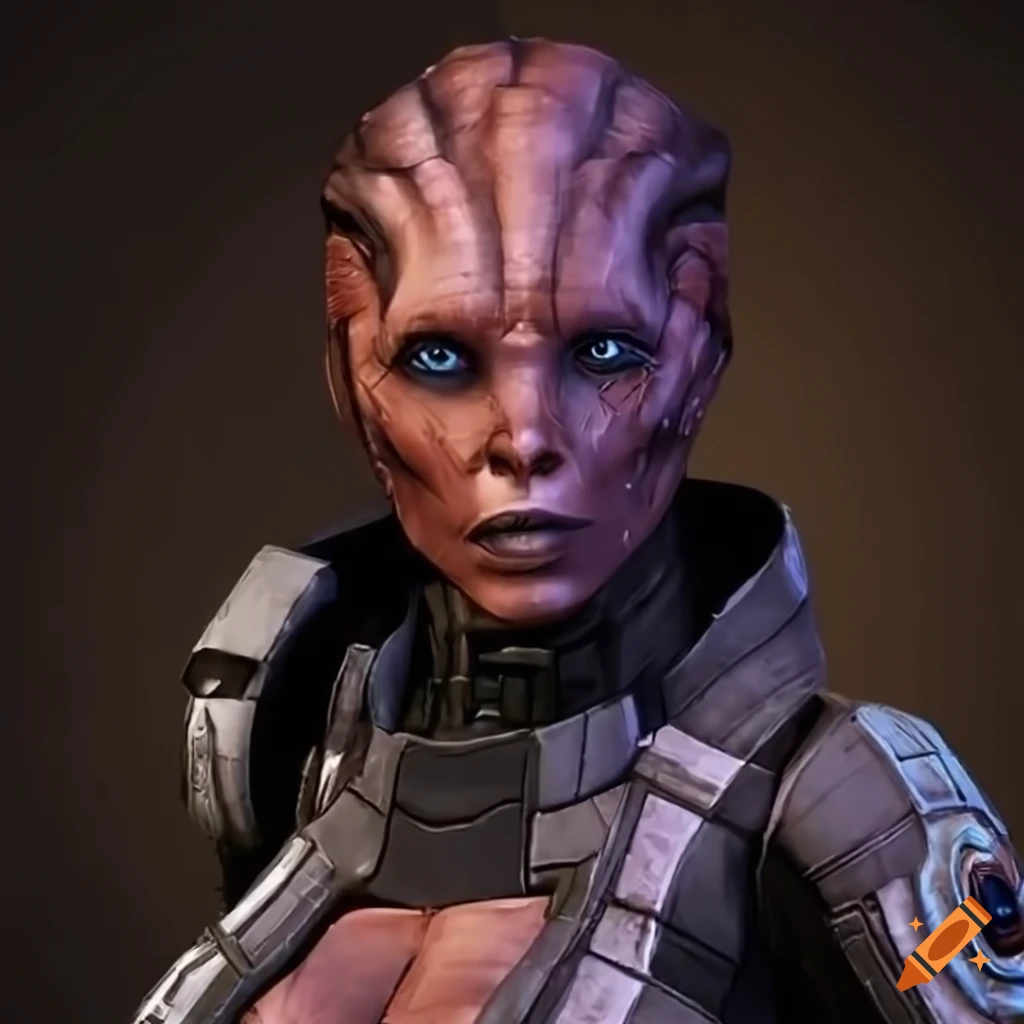 Female Hill Gigas Character From Mass Effect 