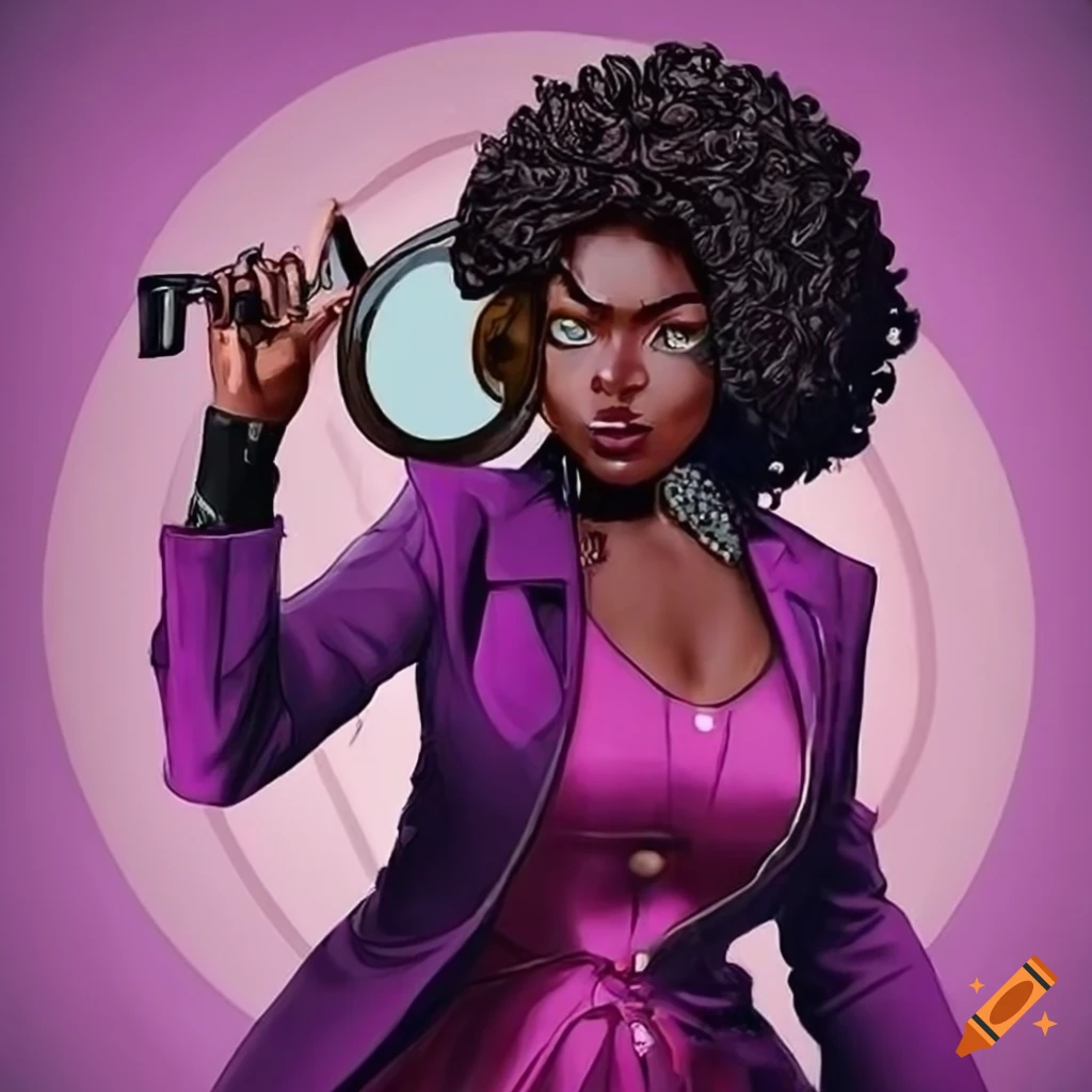 Image Of A Black Female Detective