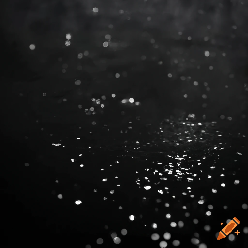 abstract art of a sparkling black puddle