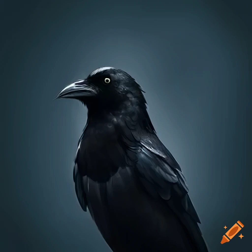 image of a magical crow
