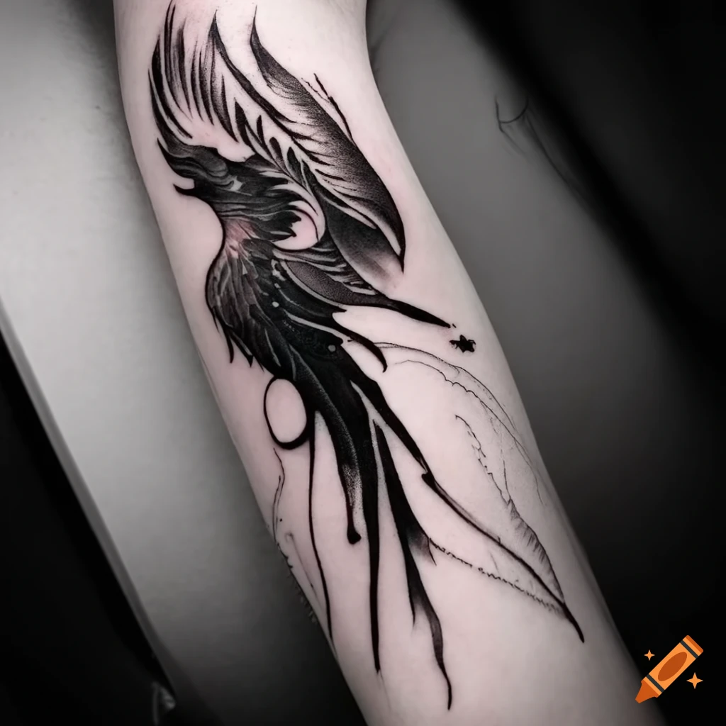 TATTOOS.ORG — Phoenix Chest Tattoo Artist: Mami Evren Tattoo...