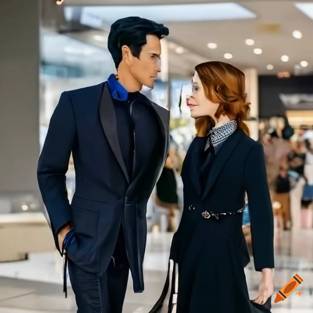 two sophisticated mannequins planning a mall takeover