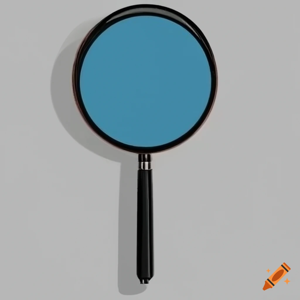 close-up of a magnifying glass