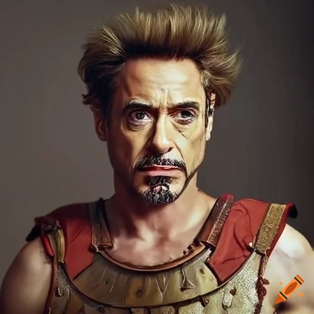 robert-downey-jr-in-ancient-roman-armor-on-craiyon