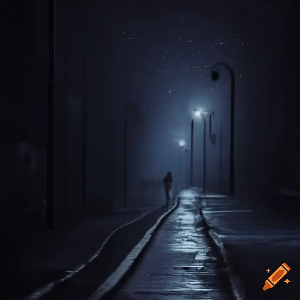 runner enjoying a rainy nighttime run
