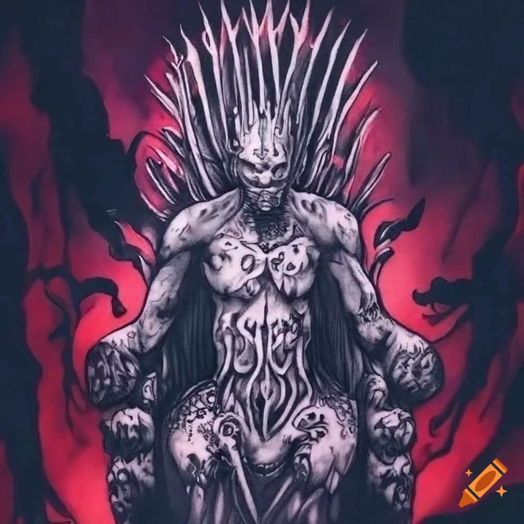 Devil's throne tattoo design