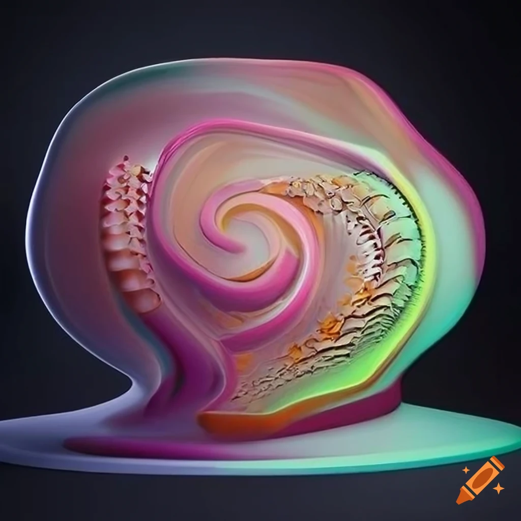 colorful and intricate 3D sculpture