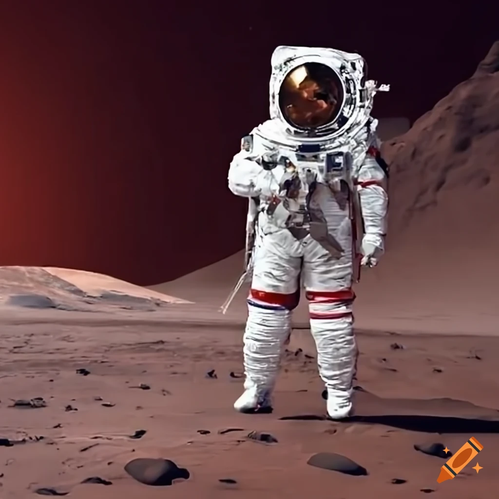 Astronaute in mars on Craiyon