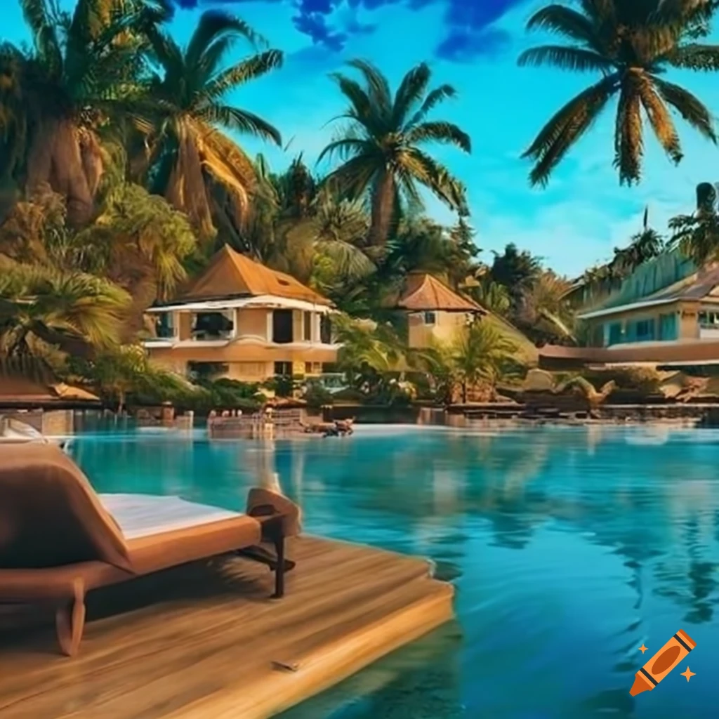 Luxury resort inspired by eden