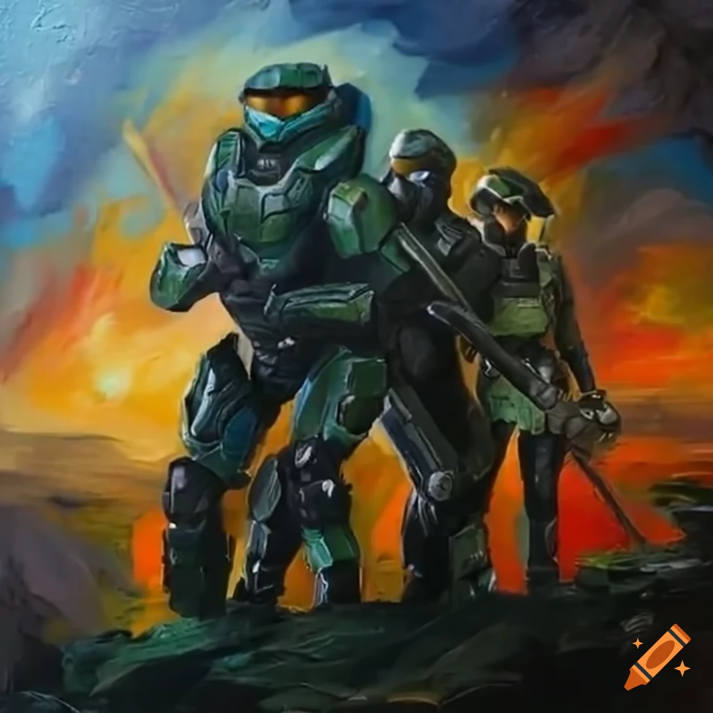 adventurous Halo-themed game