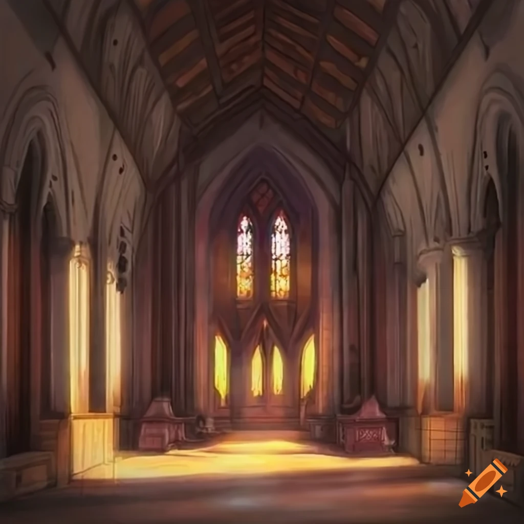 ArtStation - Polygon 1st PV Scene - Luxia's Church