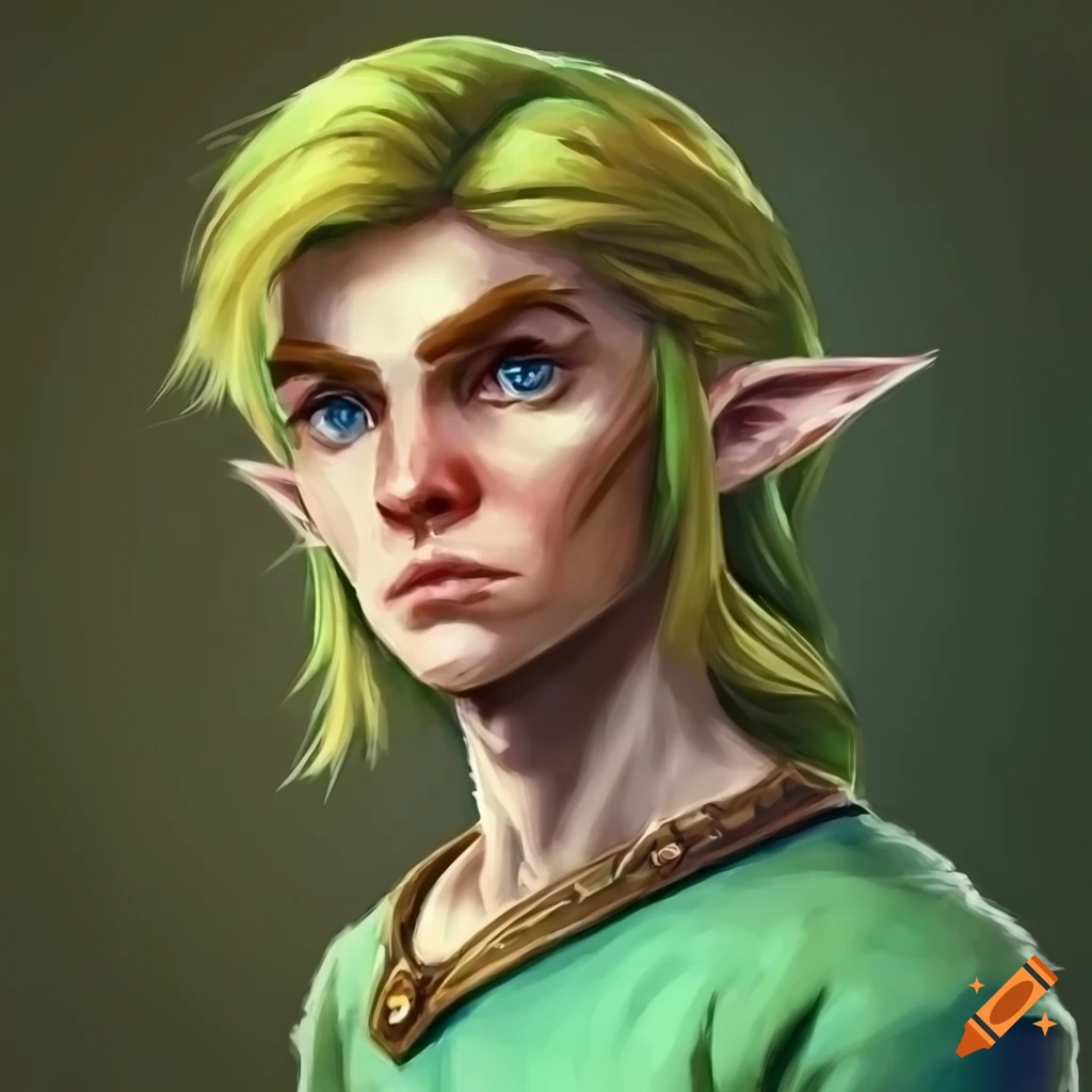 Realistic Portrayal Of The Character Link From Zelda On Craiyon