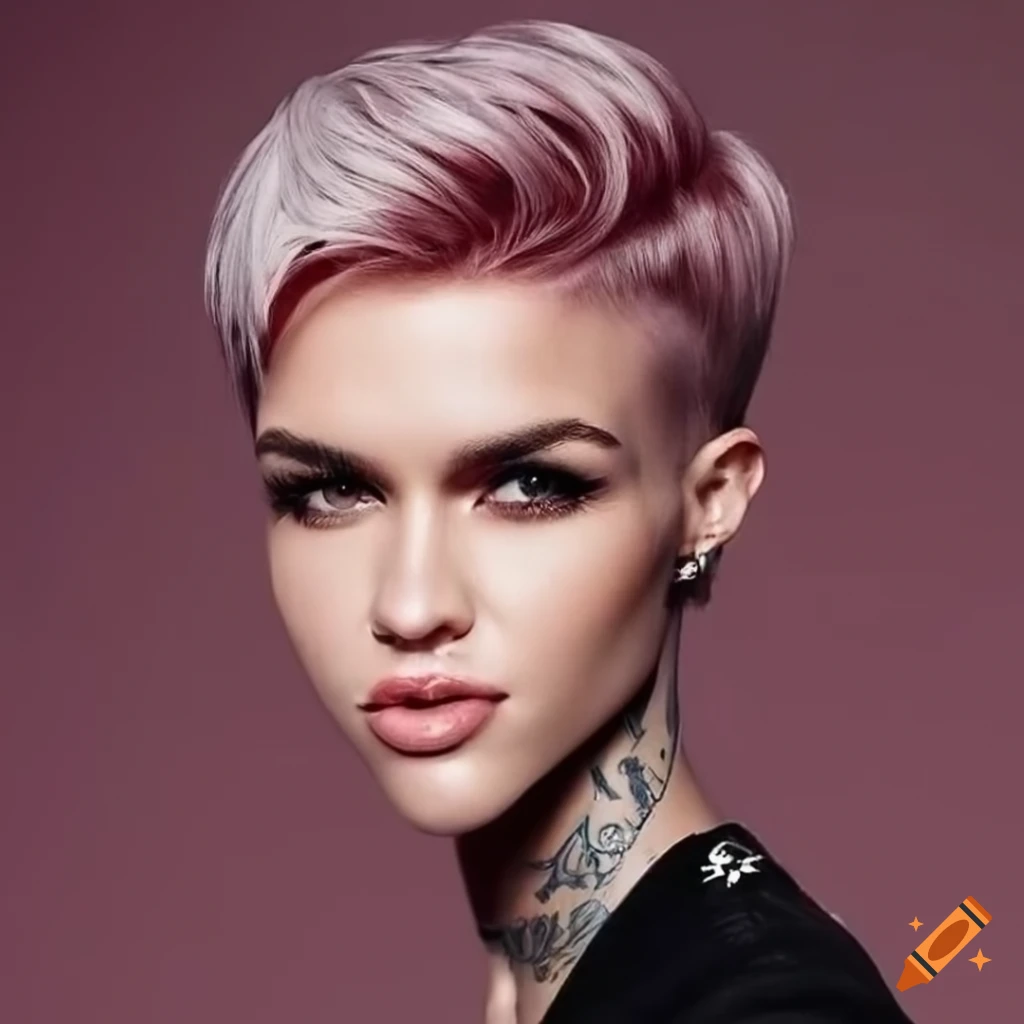 Graduated Silver Textured Pixie with Side Swept Bangs and Shadow Roots -  The Latest Hairstyles for Men and Women (2020) - Hairstyleology