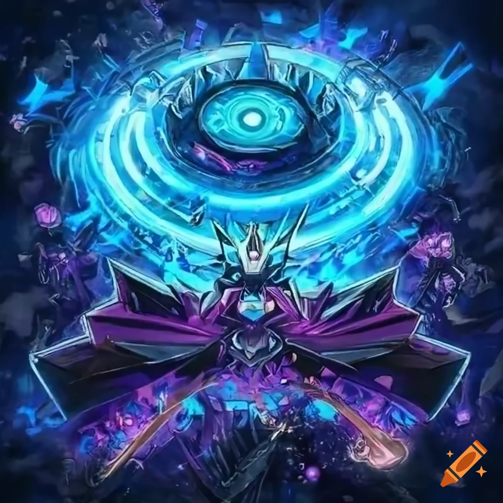 Illustration Of A Detailed Yugioh Inspired Portal On Craiyon spooky-image-of-a-fairy-flying-through-a-portal-on-craiyon