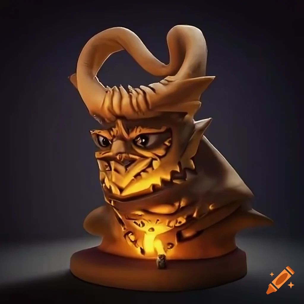 sculpture of a character from a Zelda game