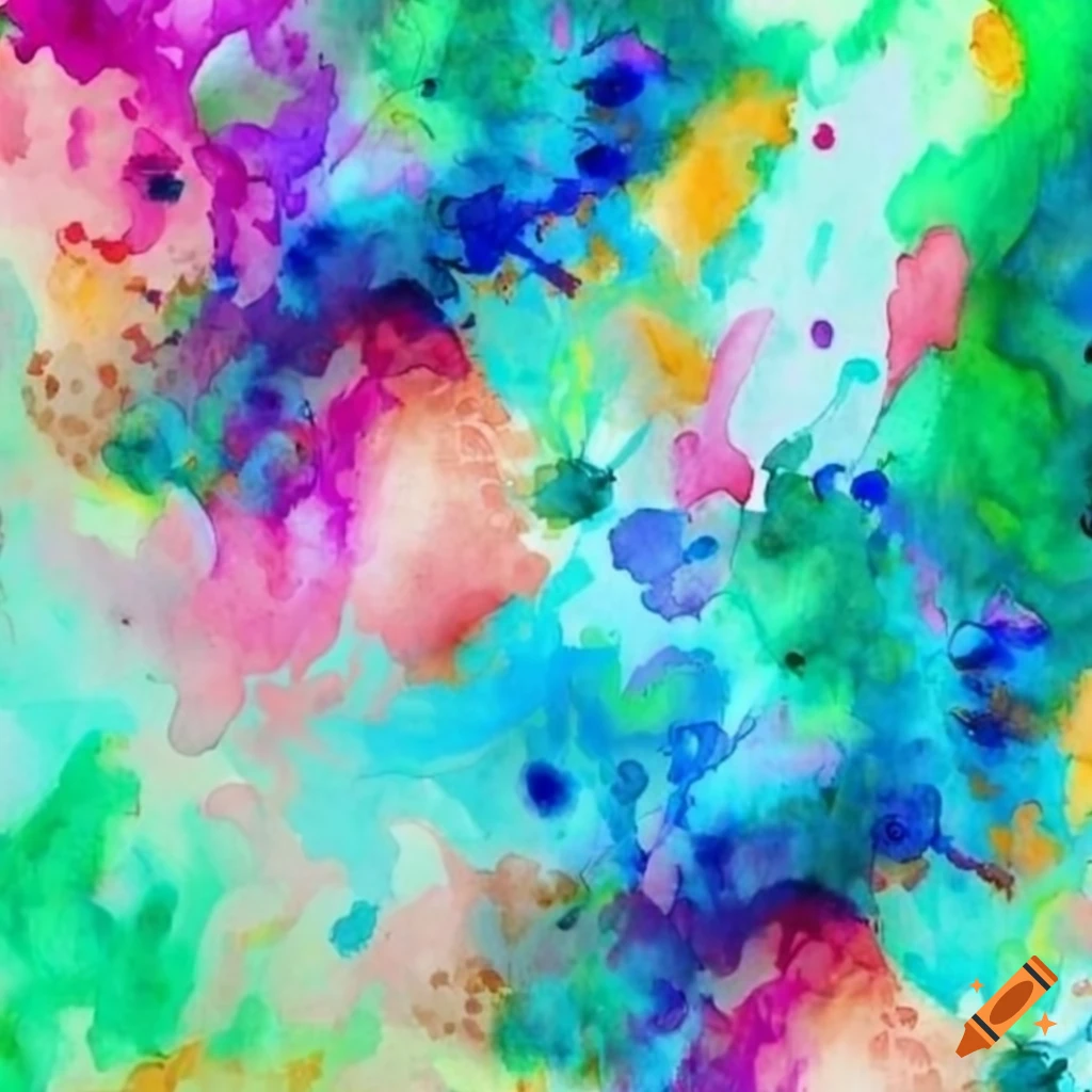 colorful watercolor pattern